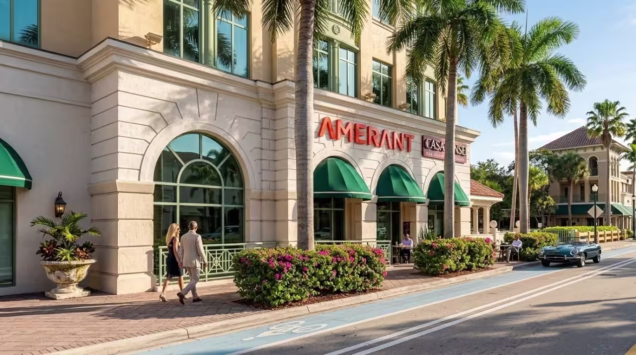 Casa Sensei storefront on Las Olas Boulevard in Fort Lauderdale